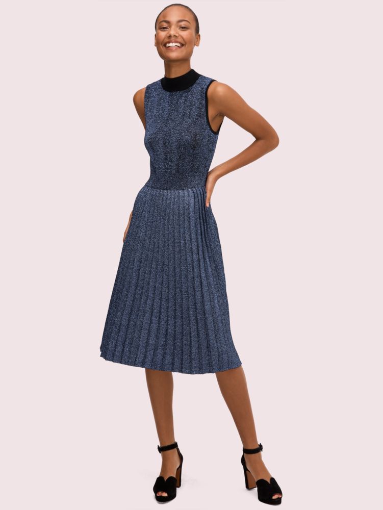 Pleated sweater dress on sale