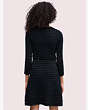 Kate Spade,scallop shine sweater dress,Black