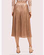 Kate Spade,metallic midi skirt,skirts,Divine Shimmer