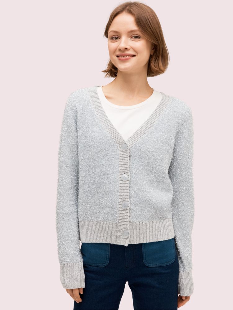 Glitter cardigan outlet sweater