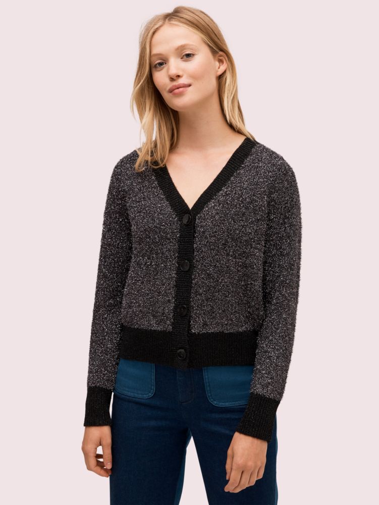 Kate spade black on sale cardigan