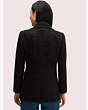 Kate Spade,tinsel tweed blazer,jackets & coats,Black / Glitter