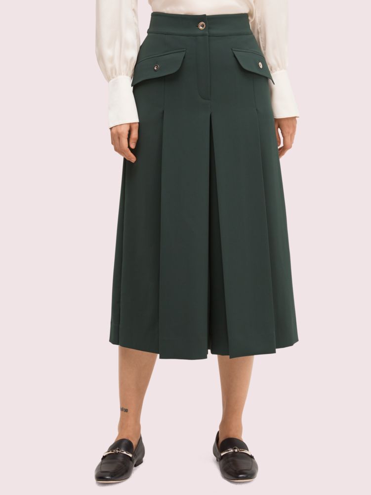 Kate Spade,Pleated Culotte Pant,