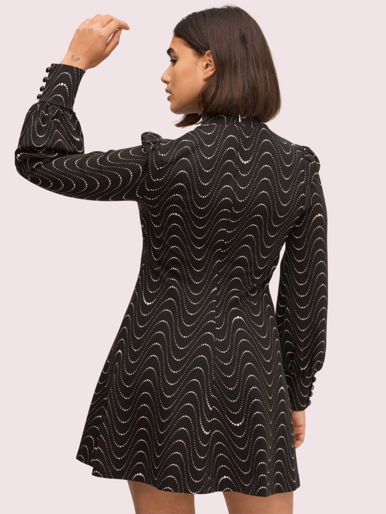 Kate spade houndstooth ponte dress sale