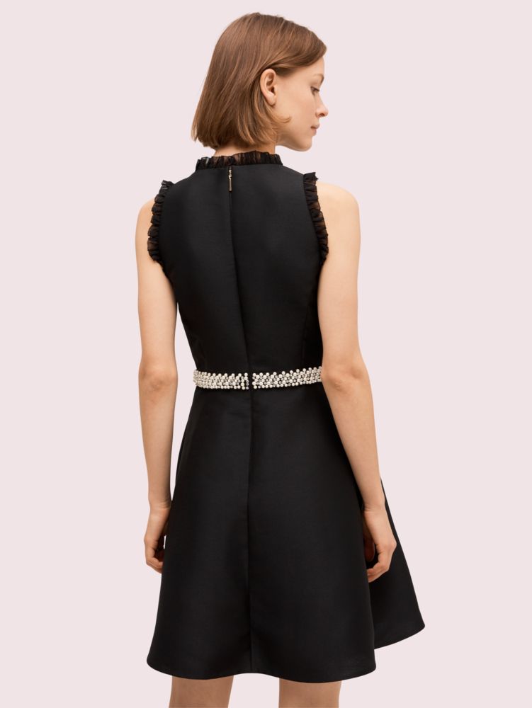 Kate spade black hot sale dress with pearls