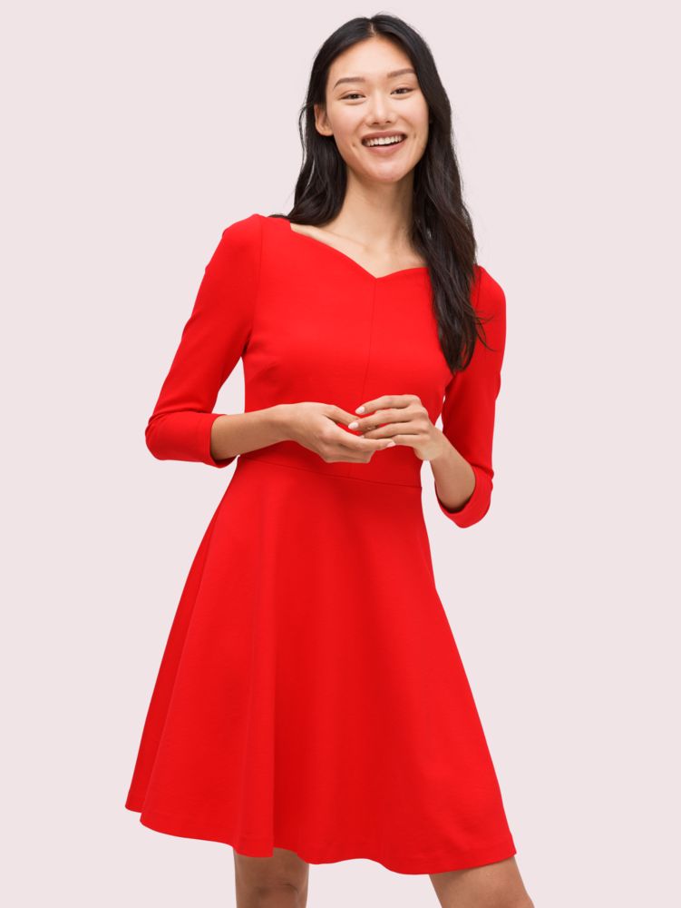 Ponte fit hotsell and flare dress