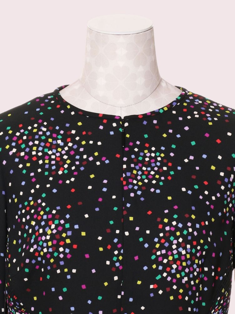 Kate Spade,Confetti Cheer Smocked Dress,