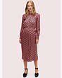 Kate Spade,spade flower ruffle shirtdress,dresses & jumpsuits,Bright Pink