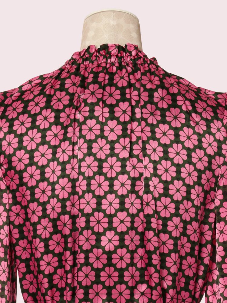 Kate Spade,Spade Flower Ruffle Shirtdress,