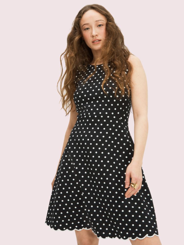 Kate spade ponte shop fit and flare dress