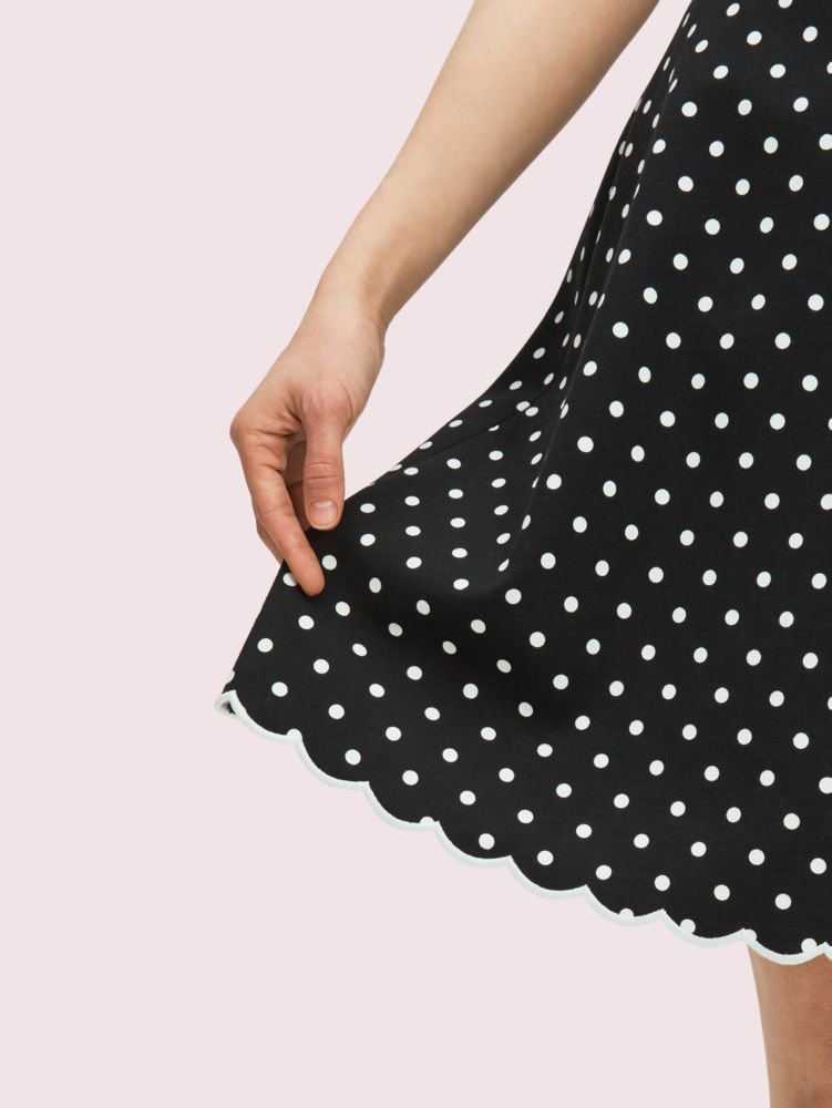 Cabana Dot Ponte Dress, , Product