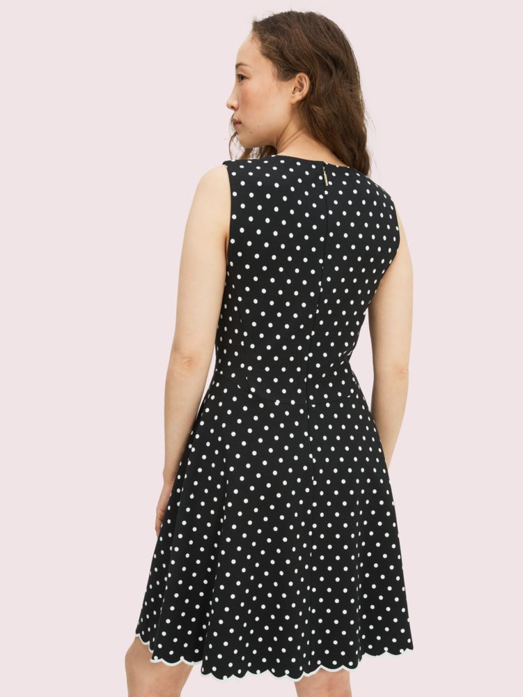 Cabana Dot Ponte Dress, , Product