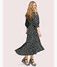 Kate Spade,cloud dot wrap dress,dresses & jumpsuits,Black