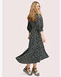 Kate Spade,cloud dot wrap dress,dresses & jumpsuits,Black