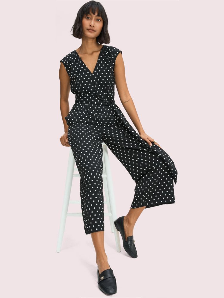 Kate spade polka store dot jumpsuit