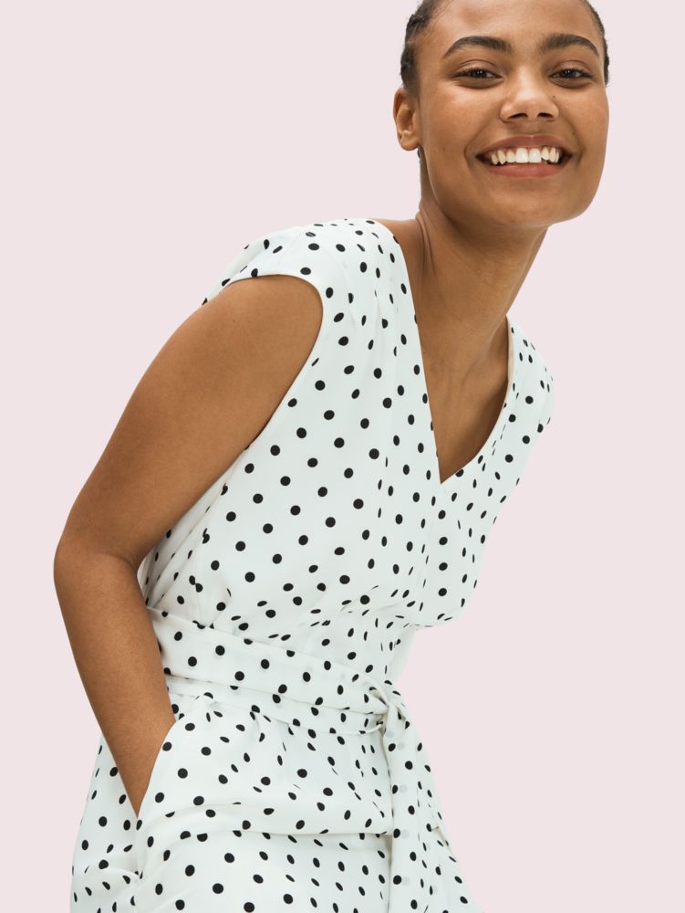 Kate spade polka dot hot sale jumpsuit