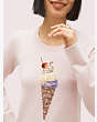 Kate Spade,embellished ice cream sweater,sweaters,
