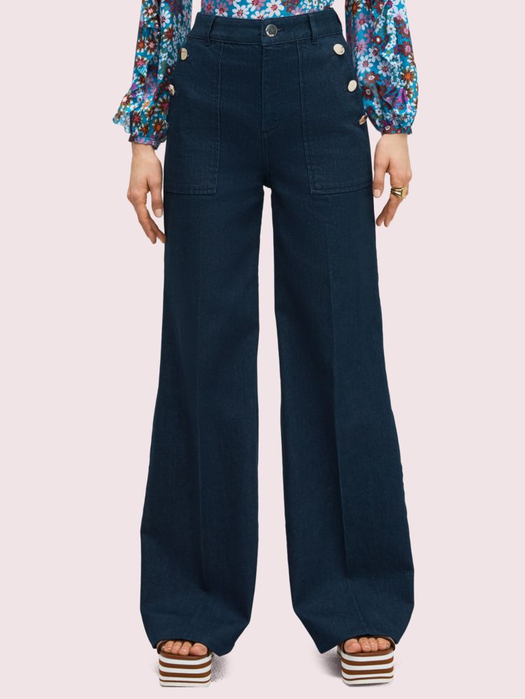 Super High Waisted Novelty Button Trouser Pant