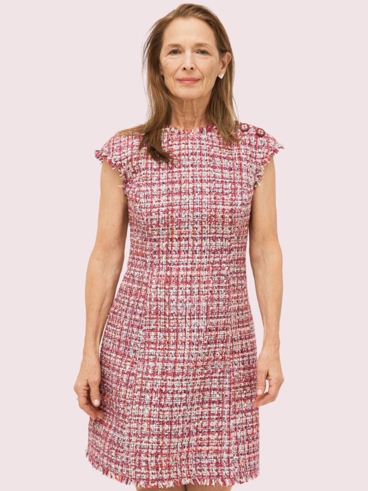 Kate Spade,Textured Tweed Dress,