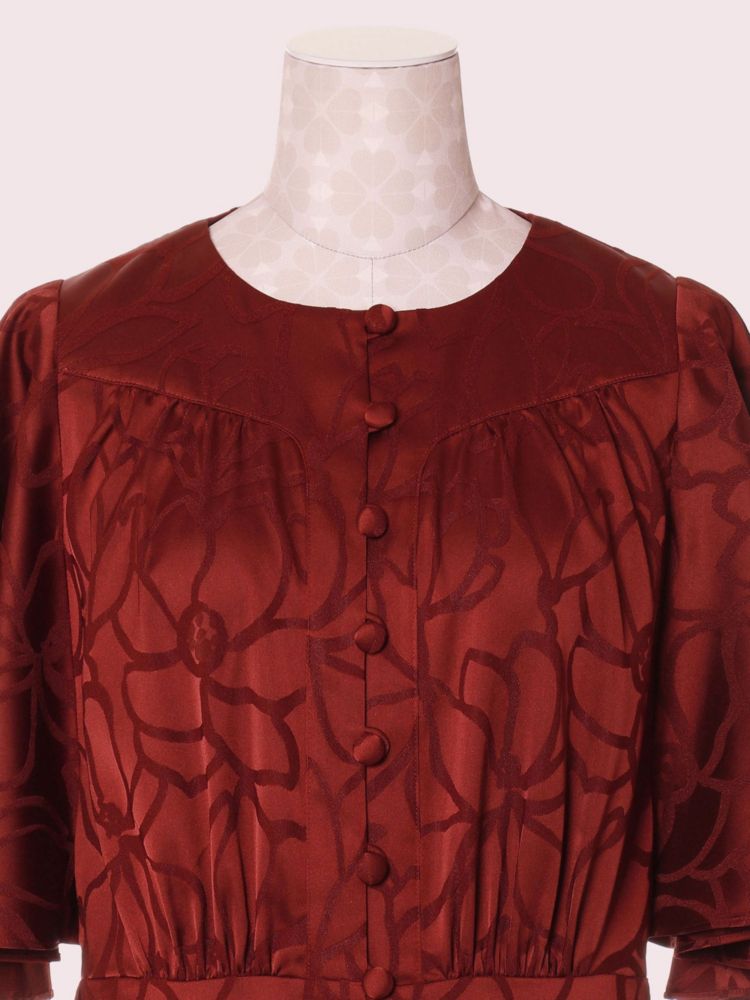 Kate Spade,Scribble Flora Jacquard Dress,