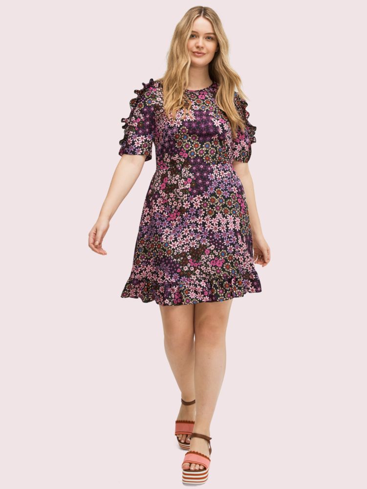 Pacific Petals Strapless Dress