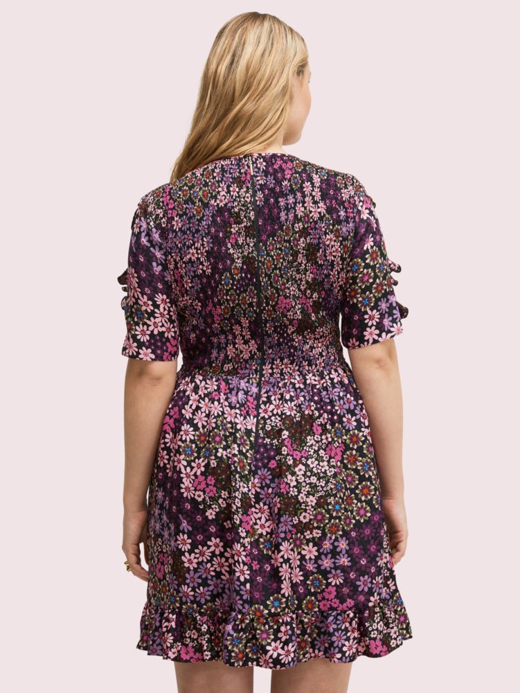 Kate Spade,Pacific Petals Smocked Dress,
