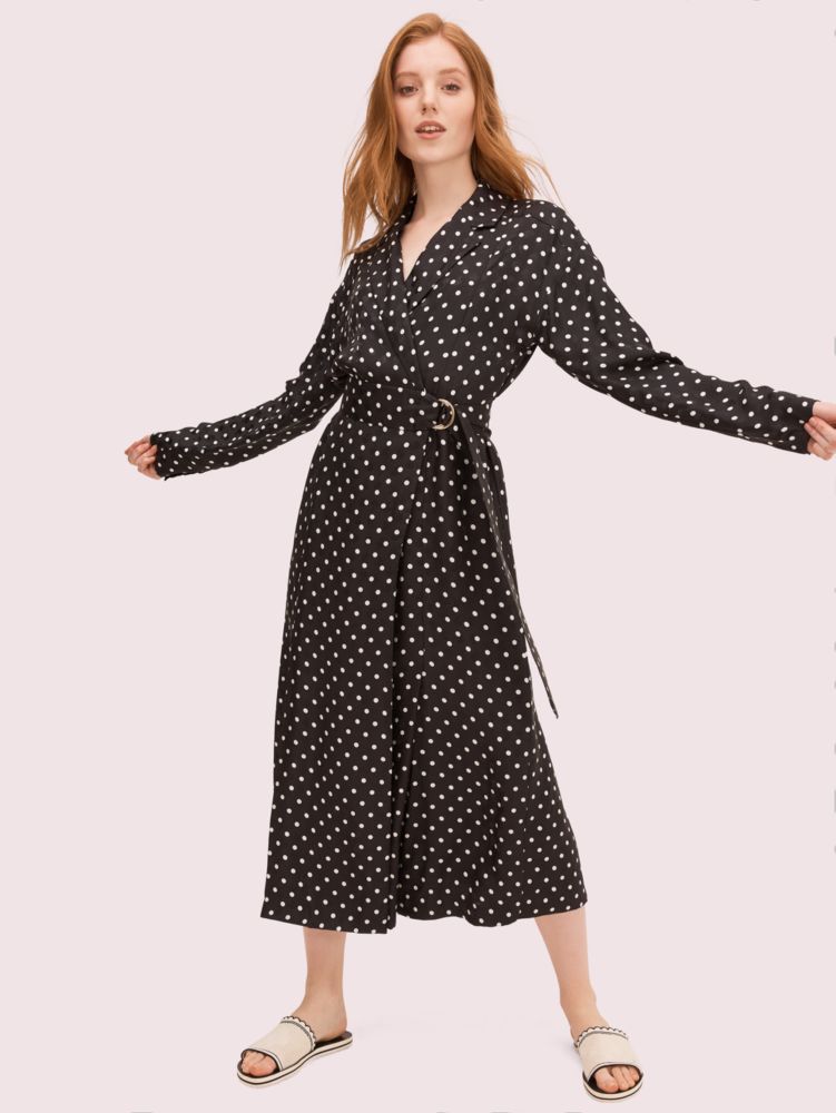 Kate Spade,cabana dot wrap dress,