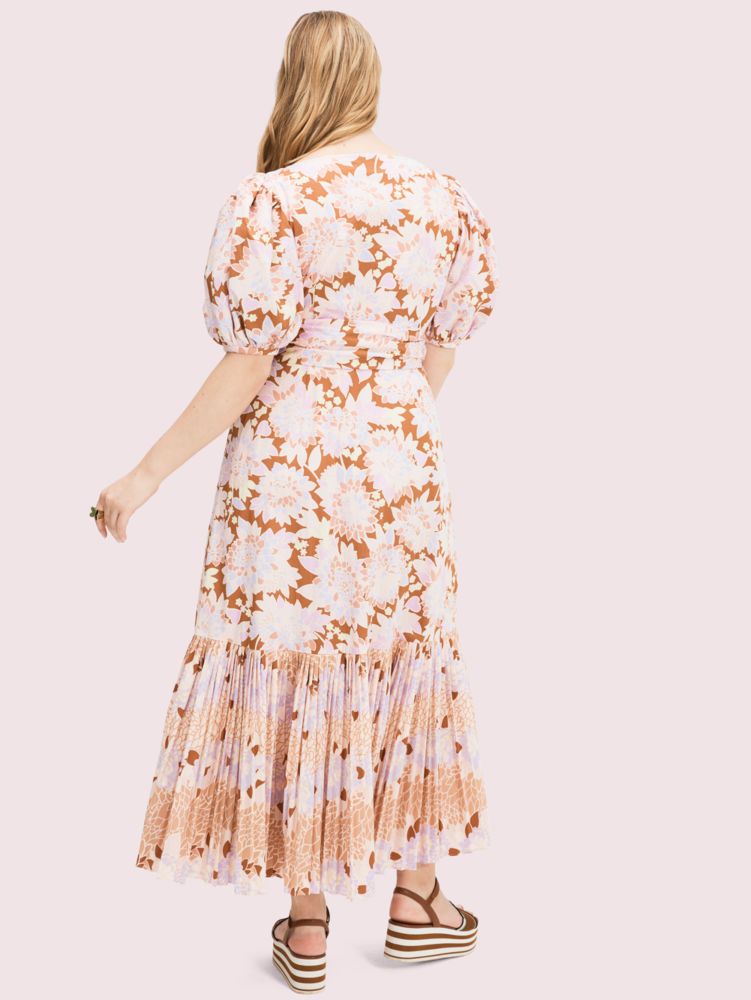Kate Spade,Exotic Bloom Poplin Dress,