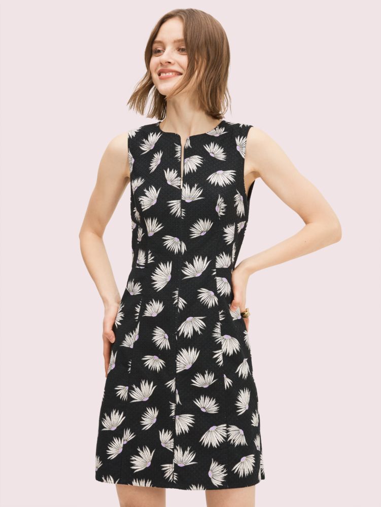 Kate Spade,falling flower piqué dress,