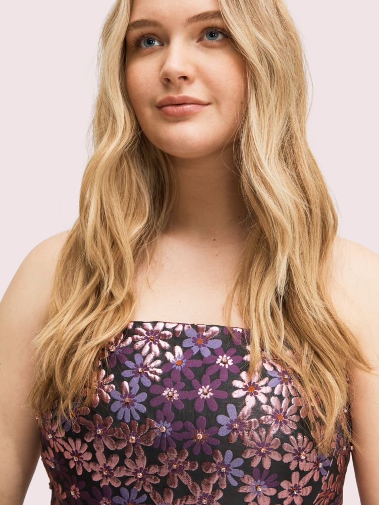 Pacific Petals Strapless Dress, , Product