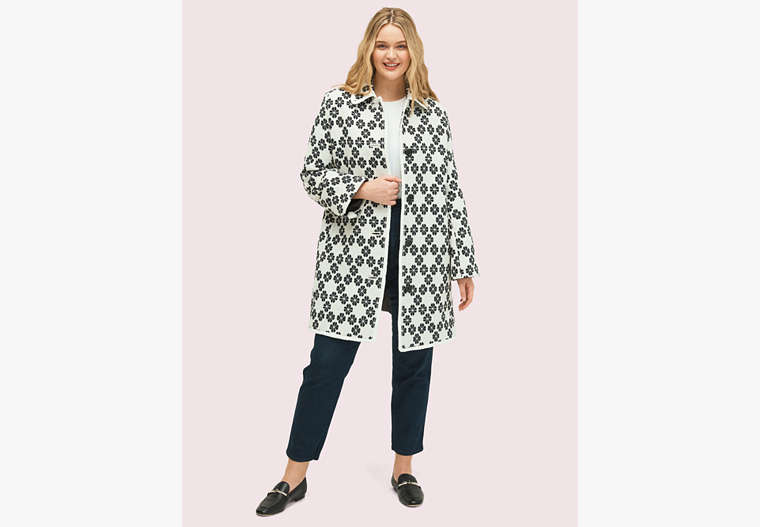 Kate Spade,spade tweed coat,jackets & coats,French Cream