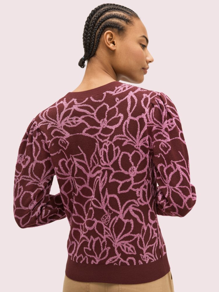 Kate Spade,Scribble Flora Sweater,