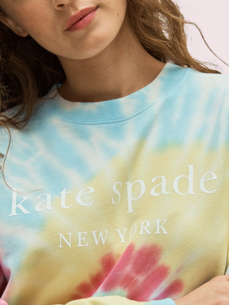 Logo Tie Dye Sweatshirt Kate Spade New York