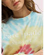 Kate Spade,logo tie-dye sweatshirt,tops & blouses,Multi