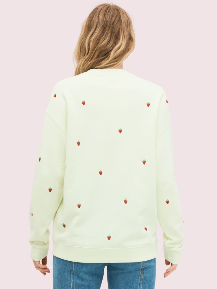 Kate Spade,Embroidered Berry Sweatshirt,