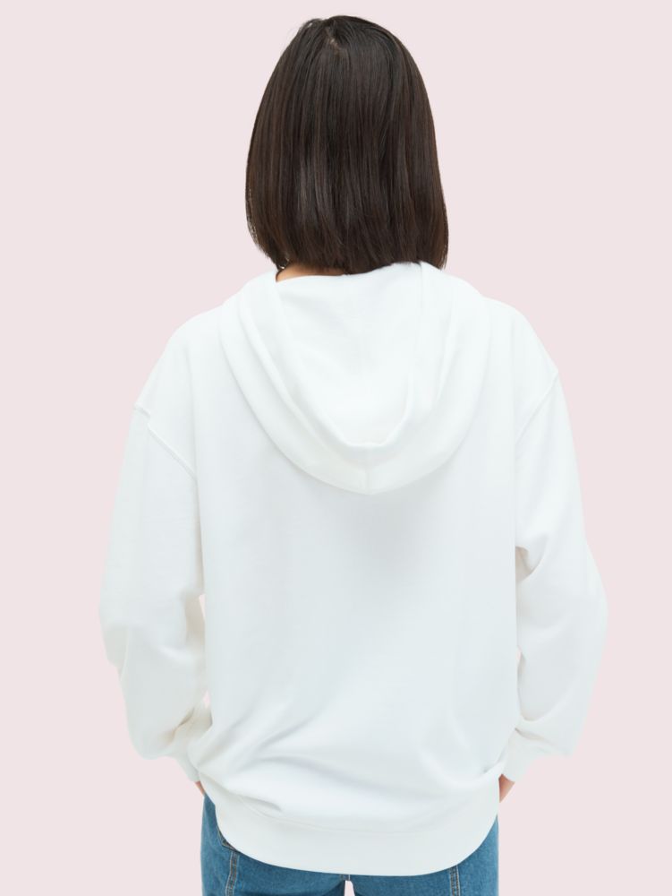 Kate Spade,spade pride hoodie,tops & blouses,Fresh White