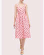 Cherry Toss Poplin Dress, , Product