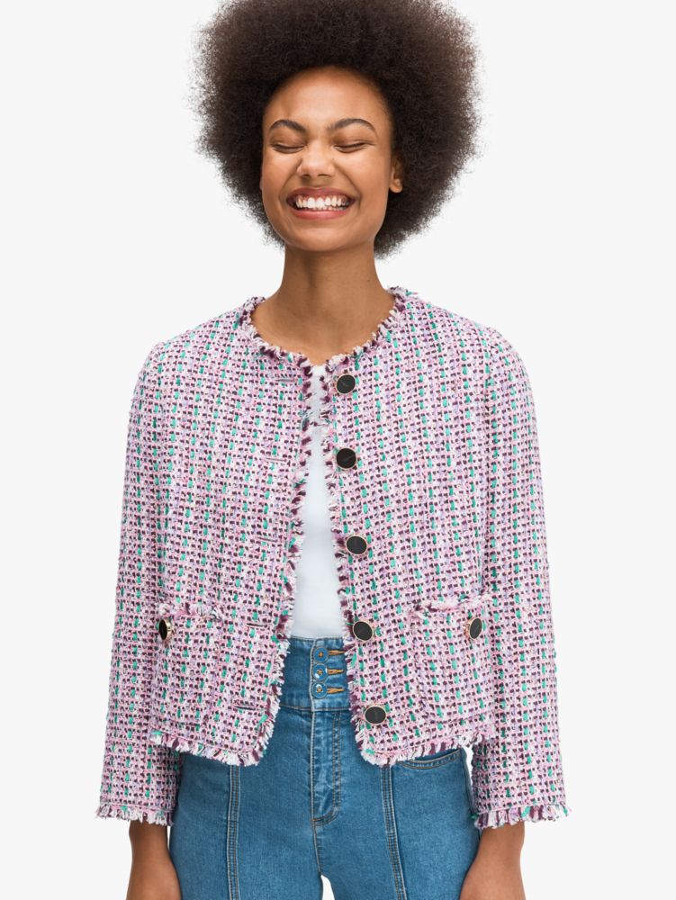 Kate spade 2024 tweed jacket