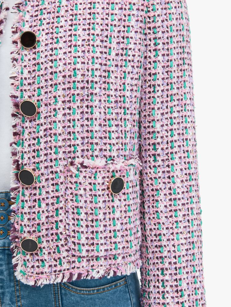 Kate spade multi outlet tweed jacket