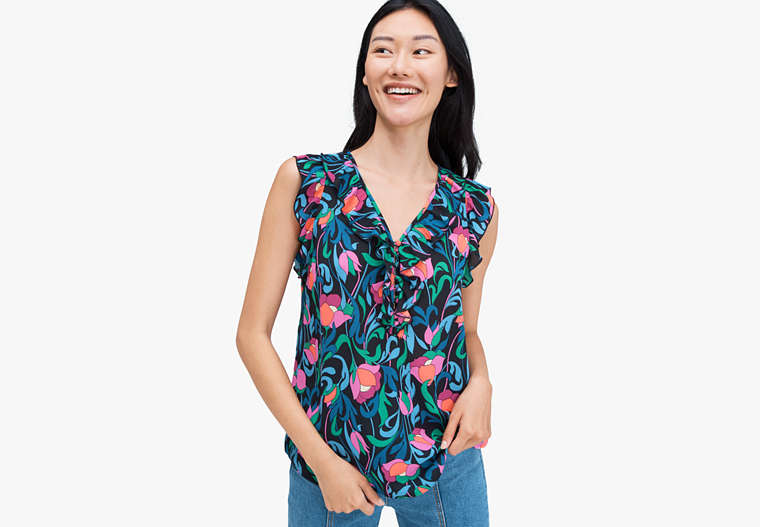 Floral Swirl Top, , Product