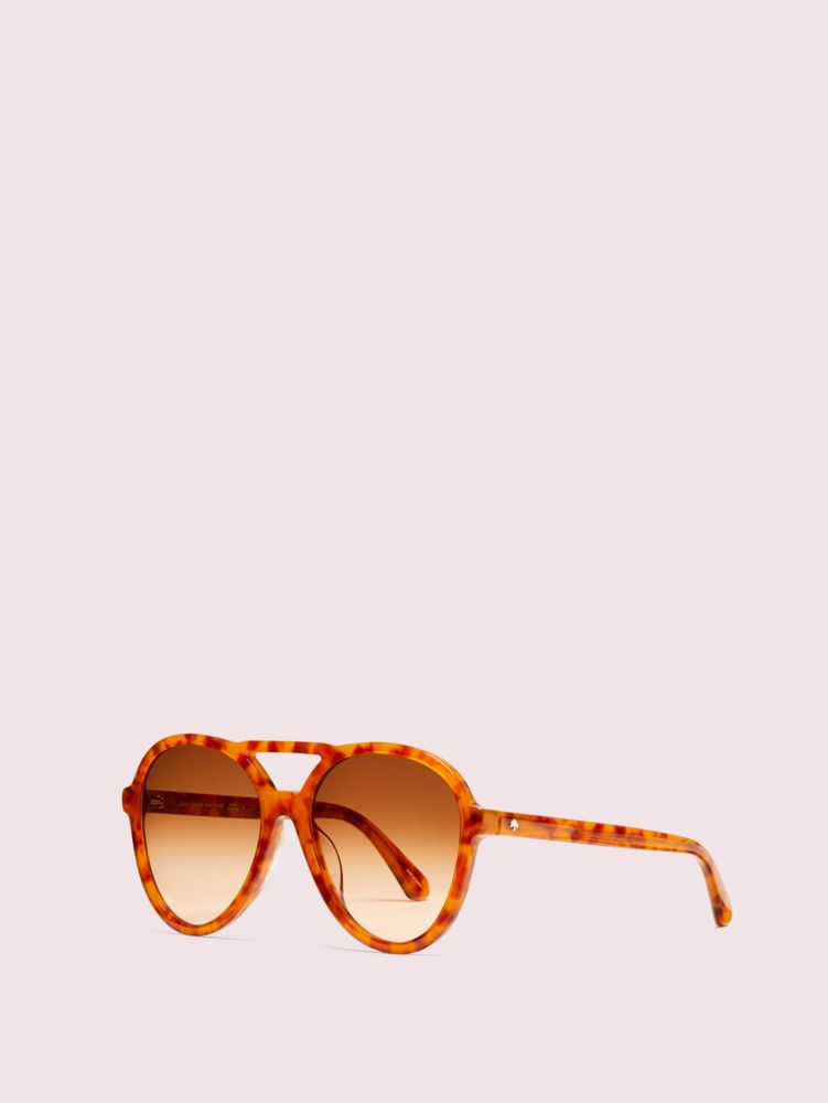 Kate Spade,norah sunglasses,sunglasses,Honey Havana