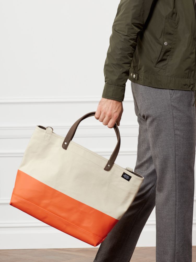 Jack Spade Dipped Industrial Canvas Coal Bag