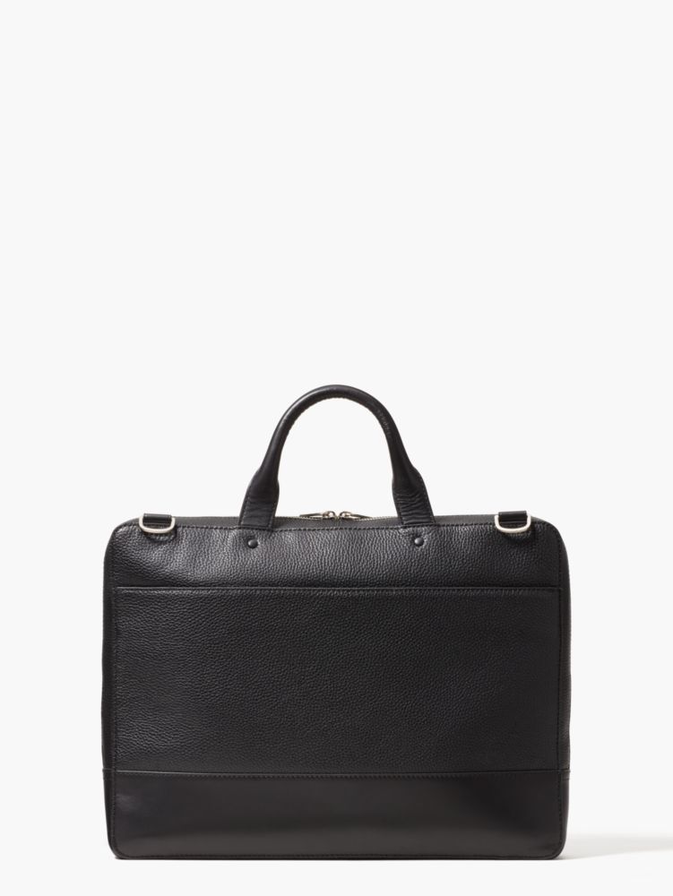 Jack Spade Pebbled Leather Slim Brief