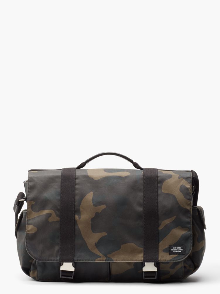 Kate Spade,Jack Spade Waxwear Dad Diaper Bag,backpacks & travel bags,Camo