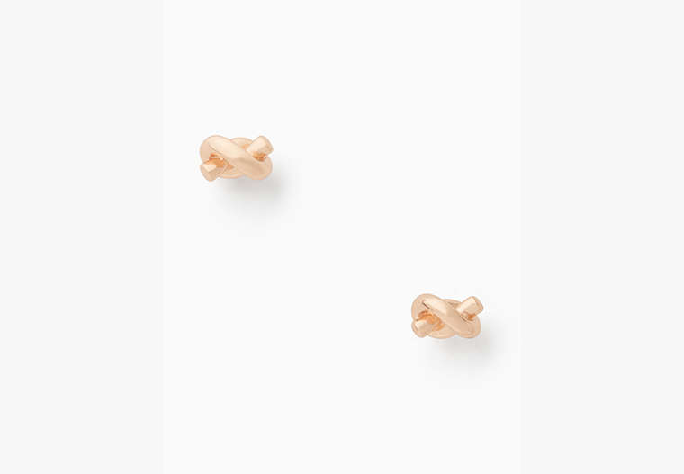 Kate Spade,Sailor's Knot Studs,earrings,Rose Gold image number 0