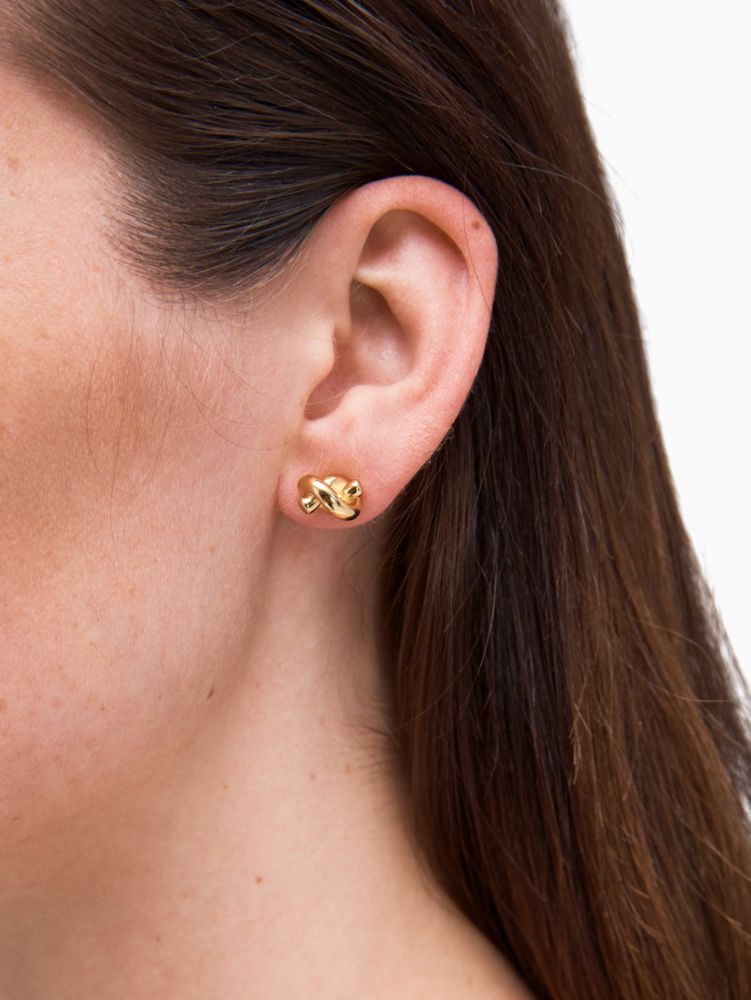 Kate spade love knot earrings sale