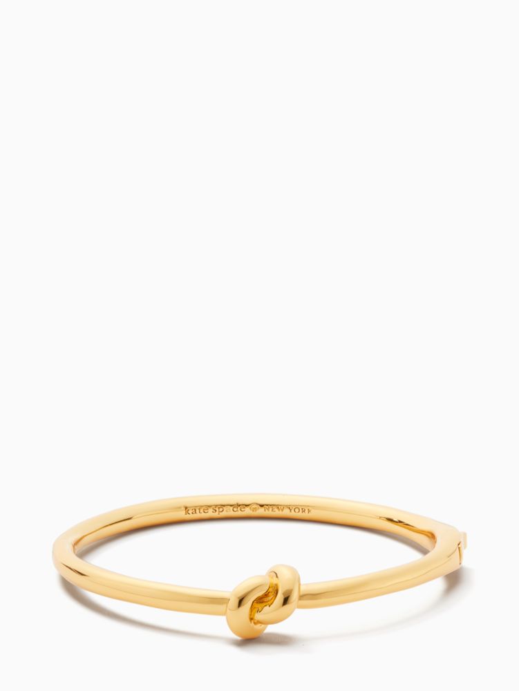 Kate Spade,Sailor's Knot Hinge Bangle,bracelets,Gold