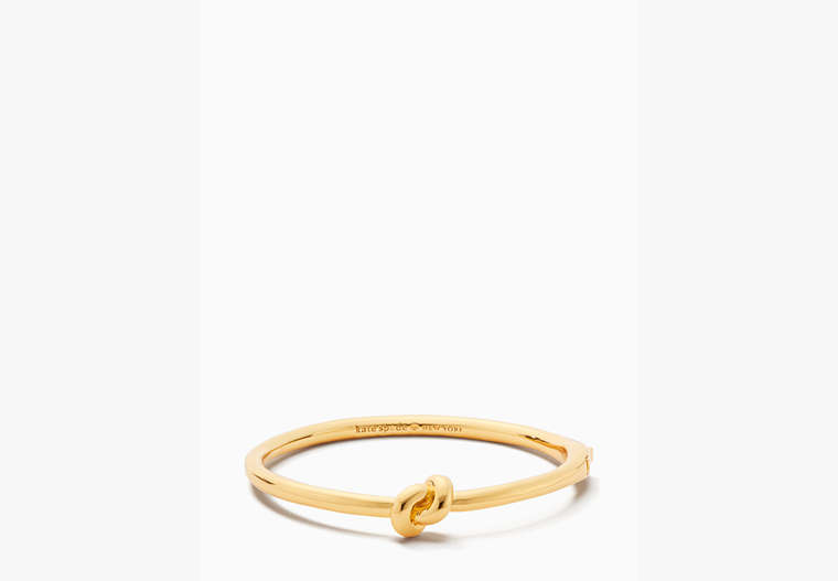 Kate Spade,Sailor's Knot Hinge Bangle,bracelets,Gold