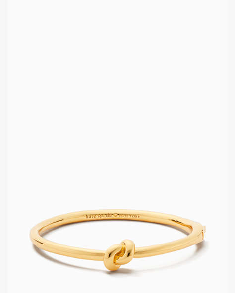 Kate Spade,sailor's knot hinge bangle,bracelets,Gold