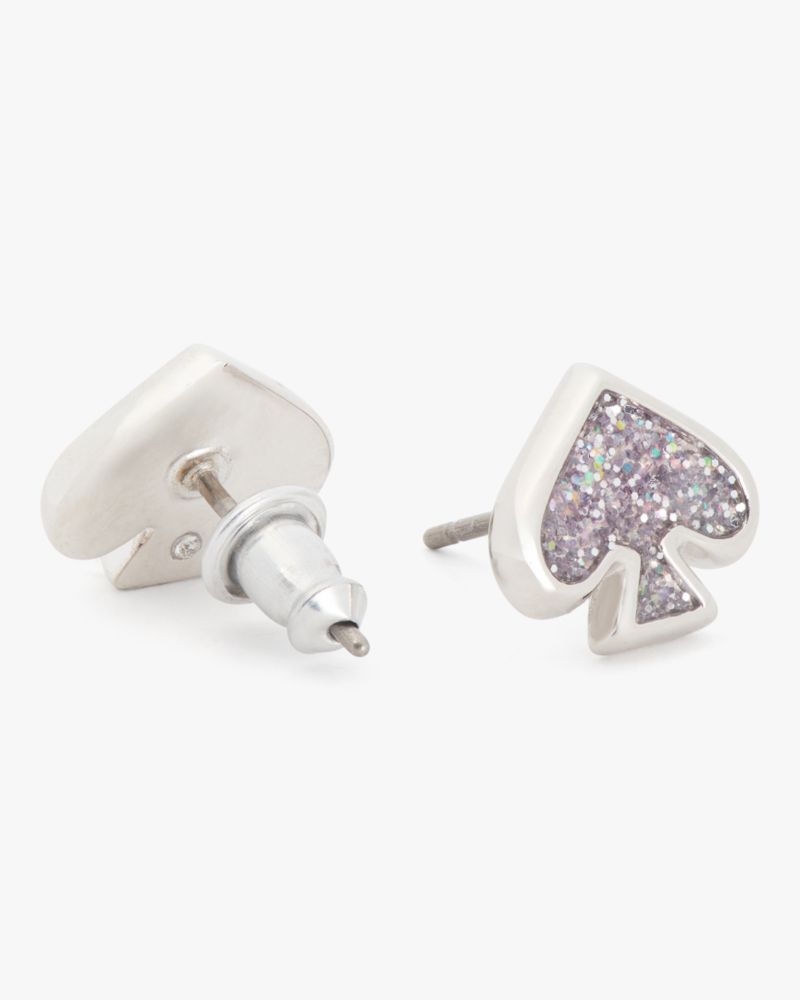 Kate Spade,Everyday Spade Glitter Enamel Studs,